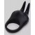 Черное эрекционное виброкольцо Sensation Rechargeable Vibrating Rabbit Love Ring - Fifty Shades of Grey - в Кургане купить с доставкой