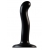 Черный фаллоимитатор-насадка Strap-On-Me P G spot Dildo size S - 16,4 см. - Strap-on-me - купить с доставкой в Кургане
