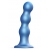 Голубая насадка Strap-On-Me Dildo Plug Balls size S - Strap-on-me - купить с доставкой в Кургане