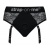 Черные трусики для насадок Diva Lingerie Harness - size S - Strap-on-me - купить с доставкой в Кургане
