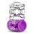 Фиолетовое эрекционное виброкольцо Pleaser Rechargeable C-Ring - Blush Novelties - в Кургане купить с доставкой
