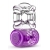 Фиолетовое эрекционное виброкольцо One Night Stand Vibrating C-Ring - Blush Novelties - в Кургане купить с доставкой