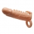 Телесная удлиняющая насадка Penis Sleeve Emmitt - 17 см. - Baile - в Кургане купить с доставкой