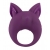 Фиолетовое перезаряжаемое эрекционное кольцо Kitten Kiki - Lola Games - в Кургане купить с доставкой