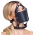 Черный намордник с кляпом-шаром Head Harness With A Gag - Orion - купить с доставкой в Кургане