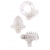 Набор из 3 прозрачных эрекционных колец с вибрацией Teasers Ring Kit - Chisa - в Кургане купить с доставкой
