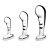 Набор из 3 стальных стимуляторов простаты Stainless Steel P-spot Training Set - b-Vibe - в Кургане купить с доставкой