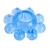 Голубая гелевая насадка-цветок - Toyfa Basic - в Кургане купить с доставкой