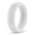 Белое люминесцентное эрекционное кольцо Silicone Glo Cock Ring - Blush Novelties - в Кургане купить с доставкой