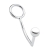 Кольцо на пенис с анальным стимулятором Stainless Steel Anal Hook   Cock Ring - BlueLine - в Кургане купить с доставкой