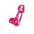 Розовый леденец в форме члена со вкусом айриш крим - 80 гр. - Sosuчki - купить с доставкой в Кургане
