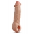 Телесная насадка-удлинитель Intrepid 9.25 Inch Realistic Penis Extender Sleeve - 23,5 см. - Blush Novelties - в Кургане купить с доставкой