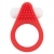 Красное эрекционное кольцо LIT-UP SILICONE STIMU RING 1 RED - Dream Toys - в Кургане купить с доставкой