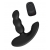 Черный силиконовый стимулятор простаты Levett Nitoc с пультом ДУ - Levett - в Кургане купить с доставкой