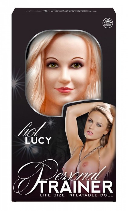 Надувная кукла с вибрацией и 2 любовными отверстиями Hot Lucy Lifesize Love Doll - NMC - в Кургане купить с доставкой