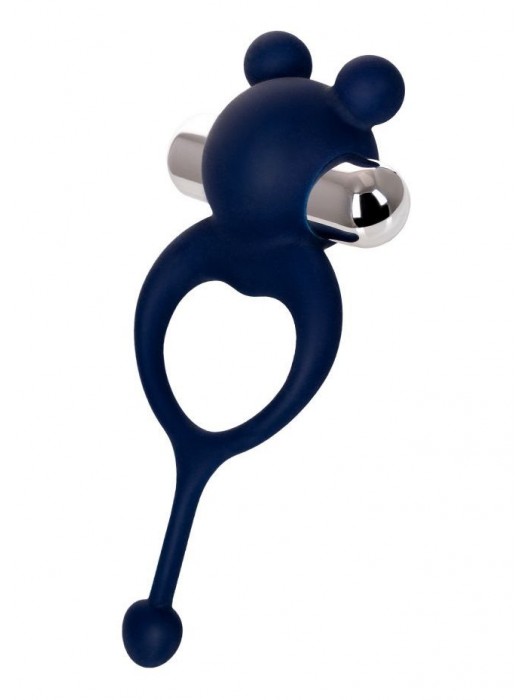 Синее виброкольцо с хвостиком JOS MICKEY - JOS - в Кургане купить с доставкой
