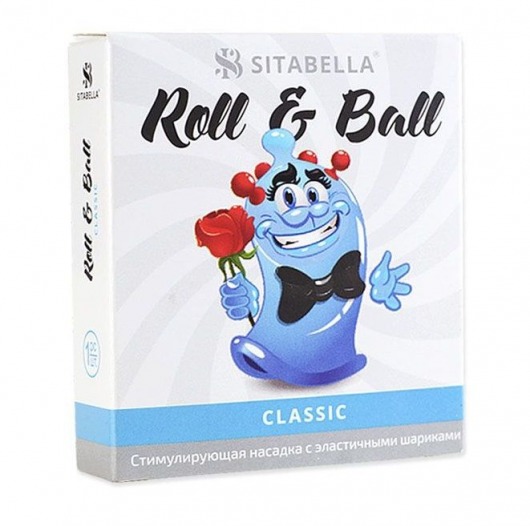 стимулирующий презерватив-насадка Roll   Ball Classic - Sitabella - купить с доставкой в Кургане