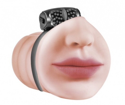 Мастурбатор-ротик с виброкольцом Satisfaction Beloved - Lola Games - в Кургане купить с доставкой