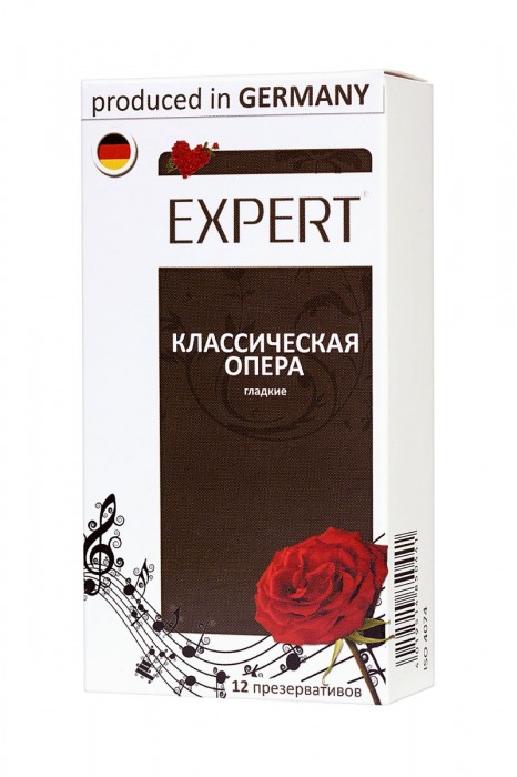 Гладкие презервативы Expert  Классическая опера  - 12 шт. - Expert - купить с доставкой в Кургане