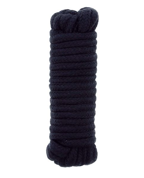 Чёрная веревка для связывания BONDX LOVE ROPE - 5 м. - Dream Toys - купить с доставкой в Кургане