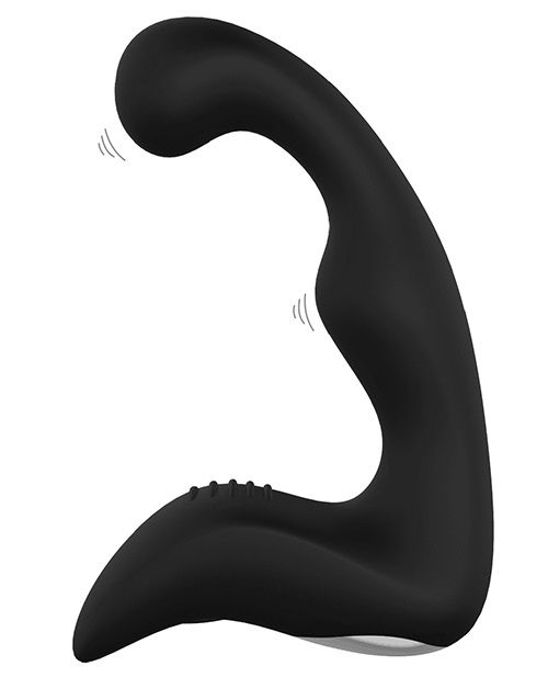 Чёрный перезаряжаемый массажёр простаты BOOTY PLEASER - Dream Toys - в Кургане купить с доставкой