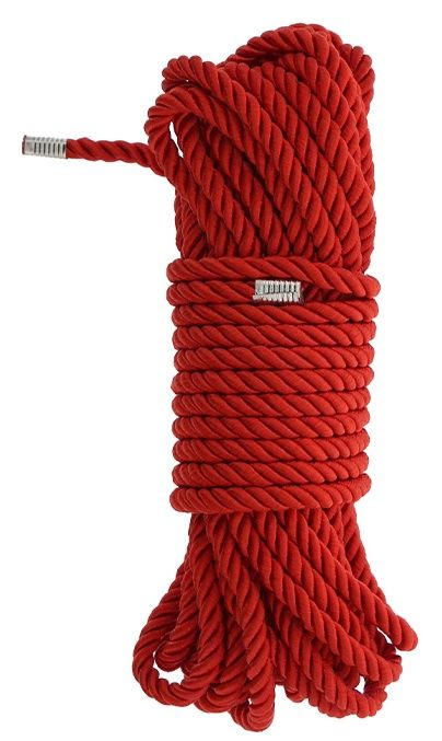 Красная веревка DELUXE BONDAGE ROPE - 10 м. - Dream Toys - купить с доставкой в Кургане