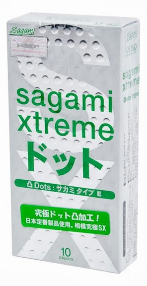 Презервативы Sagami Xtreme Type-E с точками - 10 шт. - Sagami - купить с доставкой в Кургане