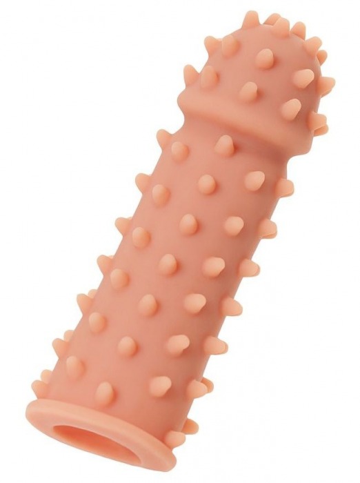 Телесная реалистичная насадка KOKOS Extreme Sleeve 03 с дополнительной стимуляцией - 12,7 см. - KOKOS - в Кургане купить с доставкой