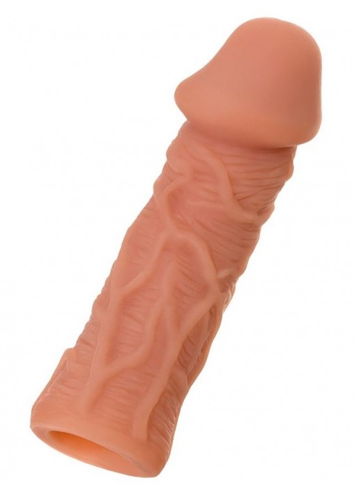 Телесная реалистичная насадка KOKOS Extreme Sleeve 05 с дополнительной стимуляцией - 12,7 см. - KOKOS - в Кургане купить с доставкой