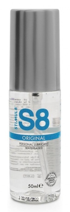 Универсальный лубрикант на водной осноdе S8 Original Lube - 50 мл. - Stimul8 - купить с доставкой в Кургане