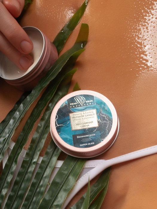 Массажная свеча  Весенняя роса - БиоМед - купить с доставкой в Кургане