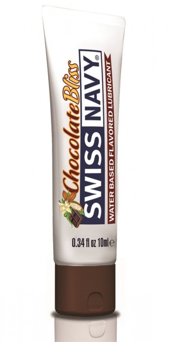 Лубрикант с ароматом шоколада Swiss Navy Chocolate Bliss Lube - 10 мл. - Swiss navy - купить с доставкой в Кургане