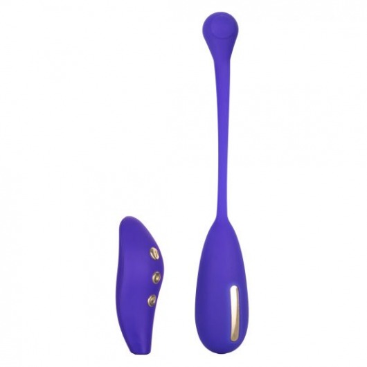 Фиолетовый шарик с электростимуляцией и вибрацией Intimate E-Stimulator Remote Kegel Exerciser - California Exotic Novelties - купить с доставкой в Кургане