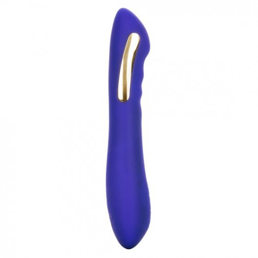 Фиолетовый вибратор с электростимуляцией Intimate E-Stimulator Petite Wand - 18,5 см. - California Exotic Novelties - купить с доставкой в Кургане