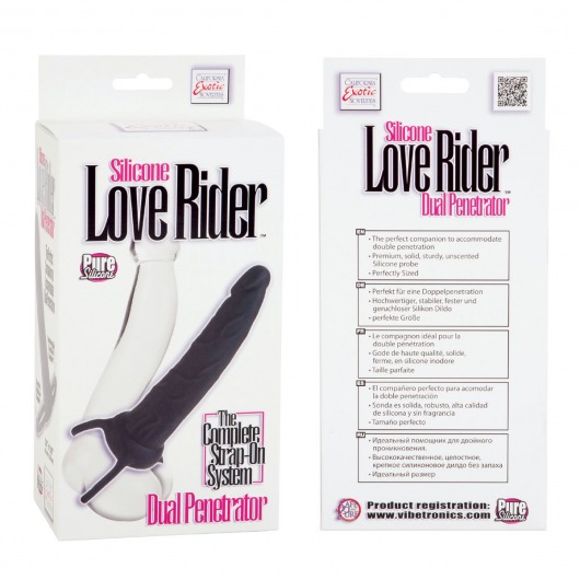 Насадка на пенис Silicone Love Rider Dual Penetrator для двойного проникновения - 14 см. - California Exotic Novelties - в Кургане купить с доставкой