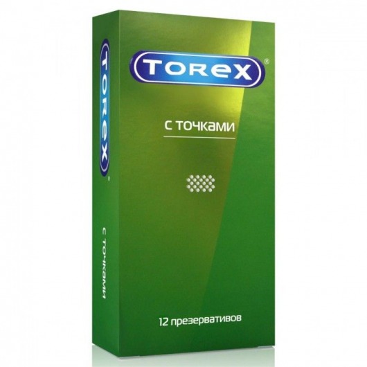 Текстурированные презервативы Torex  С точками  - 12 шт. - Torex - купить с доставкой в Кургане