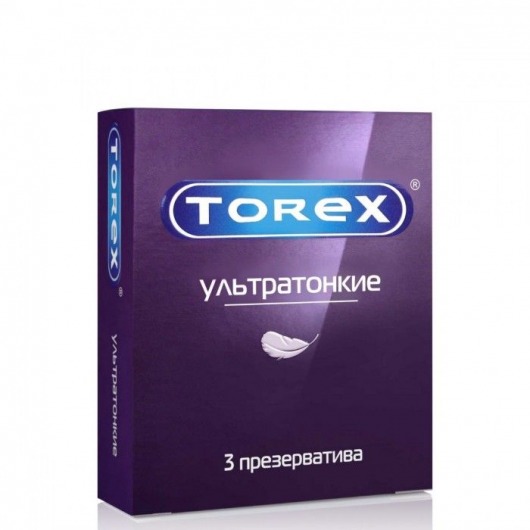 Презервативы Torex  Ультратонкие  - 3 шт. - Torex - купить с доставкой в Кургане