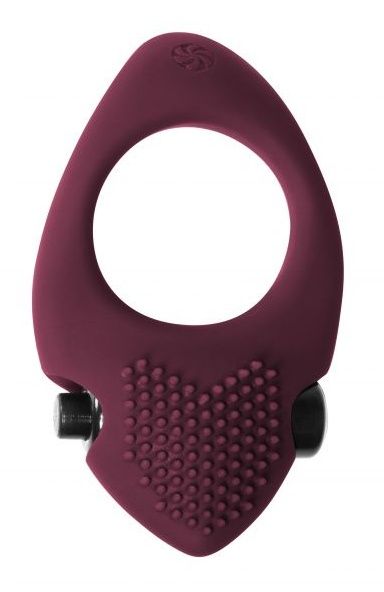 Бордовое эрекционное виброкольцо Pure Passion Sunset - Lola Games - в Кургане купить с доставкой