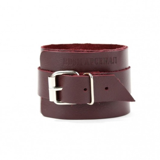 Бордовые оковы на ноги Ladys Arsenal - БДСМ Арсенал - купить с доставкой в Кургане