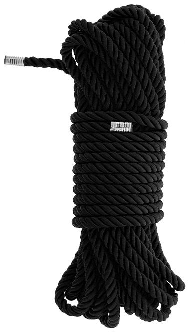 Черная веревка для бондажа BONDAGE ROPE - 10 м. - Dream Toys - купить с доставкой в Кургане