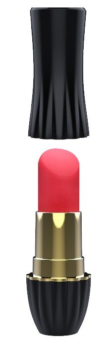 Клиторальный стимулятор-помада LIPSTICK - 9,3 см. - Dream Toys - купить с доставкой в Кургане