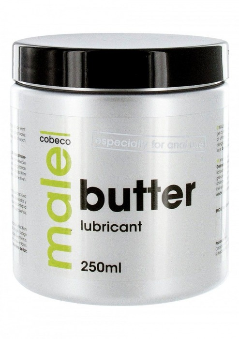 Анальный лубрикант MALE Cobeco Butter Lubricant - 250 мл. - Cobeco - купить с доставкой в Кургане