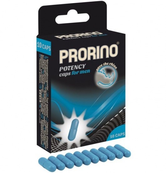 БАД для мужчин ero black line PRORINO Potency Caps for men - 10 капсул - Ero - купить с доставкой в Кургане