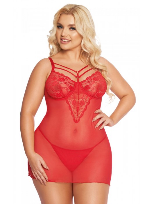 Полупрозрачная сорочка Aldona - SoftLine купить с доставкой