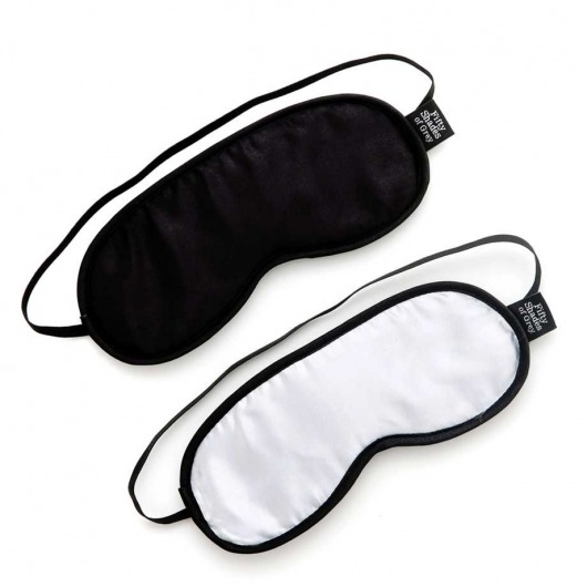 Набор из двух масок на глаза Soft Blindfold Twin Pack - Fifty Shades of Grey - купить с доставкой в Кургане