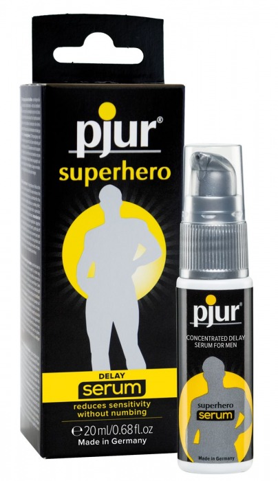 Сыворотка-пролонгатор pjur SUPERHERO Delay Serum - 20 мл. - Pjur - купить с доставкой в Кургане