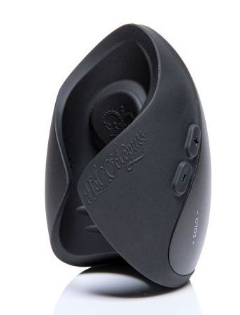 Черный инновационный мужской вибратор PULSE SOLO ESSENTIAL - Hot Octopuss - в Кургане купить с доставкой