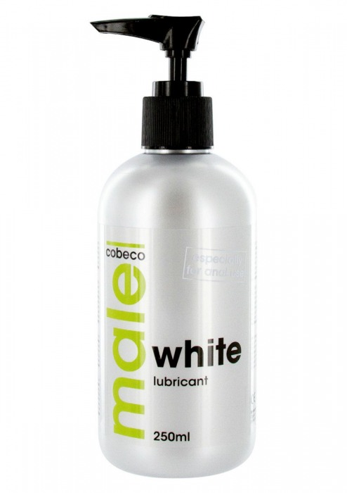 Анальная смазка на водной основе MALE Cobeco White Lubricant - 250 мл. - Cobeco - купить с доставкой в Кургане