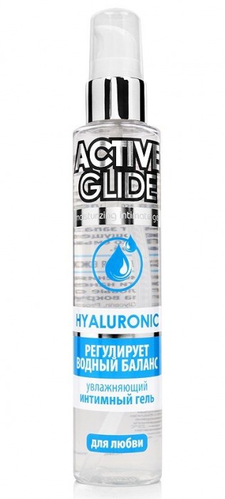 Увлажняющий интимный гель Active Glide Hyaluronic - 100 гр. - Биоритм - купить с доставкой в Кургане