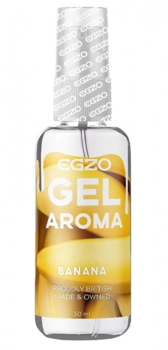 Интимный лубрикант EGZO AROMA с ароматом банана - 50 мл. - EGZO - купить с доставкой в Кургане